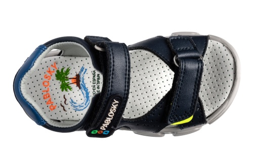 Сандалии Pablosky для мальчика, синий фото 4