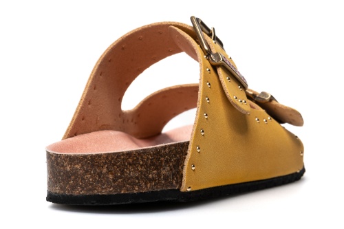 Сандалии БИО Paola для девочки, жёлтые фото 3
