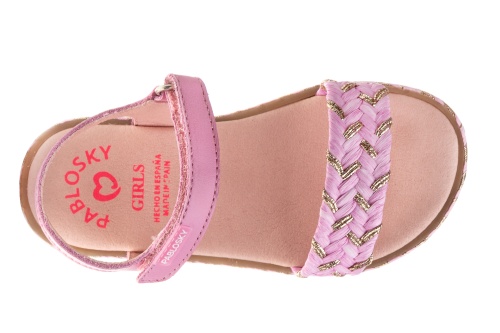 Босоножки Pablosky для девочки, розовые фото 4