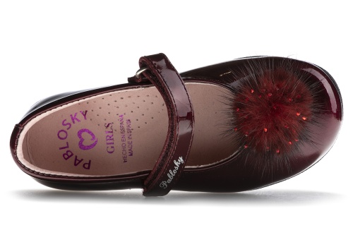 Туфли PABLOSKY для девочки, бордовые фото 3