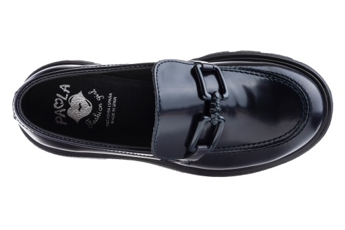 Лоферы PAOLA для девочки, синие фото 4