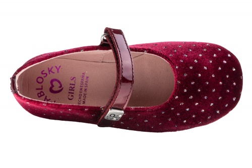 Туфли Pablosky для девочки, красные фото 8