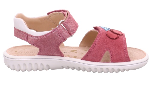 Босоножки SUPERFIT для девочки, розовые фото 4