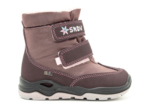 Ботинки IMAC для девочки, бордовые фото 2