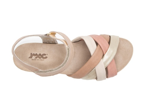 Женские босоножки IMAC, бежевые фото 7