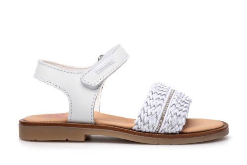 Босоножки Pablosky для девочки, белые фото 2