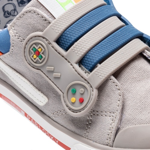 Кеды Pablosky для мальчика, серые фото 7