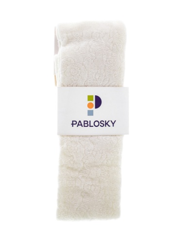 Колготки Pablosky для девочки, молочные