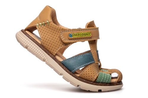 Сандалии Pablosky для мальчика, коричневые фото 5