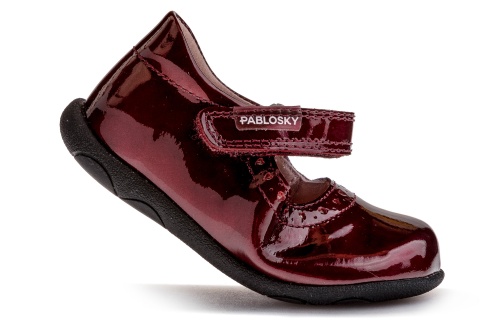 Туфли Pablosky для девочки, бордовые фото 5