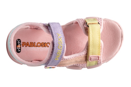 Босоножки Pablosky для девочки, розовые фото 4