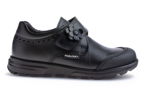 Полуботинки Pablosky для девочки, чёрные фото 2