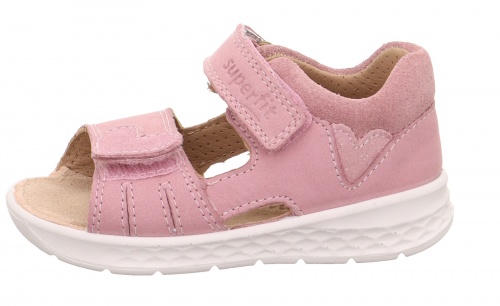 Босоножки SUPERFIT для девочки, розовые фото 2