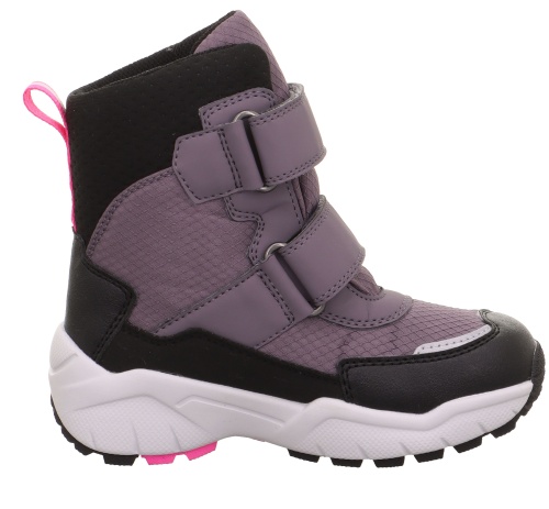 Ботинки Superfit для девочки, фиолетовые фото 4