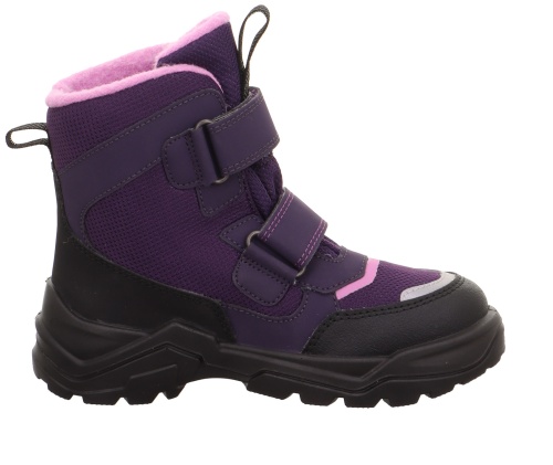 Ботинки Superfit для девочки, фиолетовые фото 4
