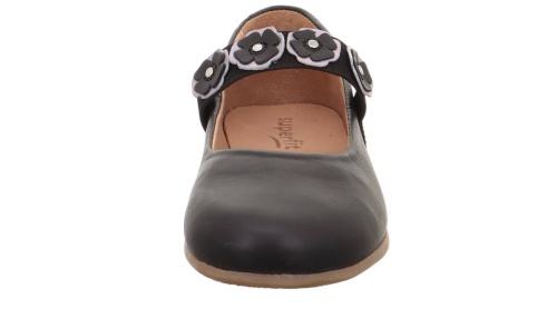 Туфли Superfit для девочки, чёрные фото 3