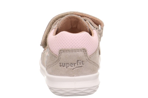 Босоножки Superfit для девочки, бежевые фото 5