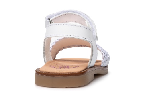 Босоножки Pablosky для девочки, белые фото 3