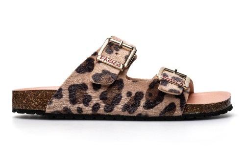 Сандалии БИО Paola для девочки, леопардовые фото 2