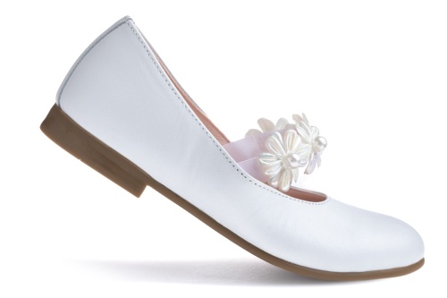 Туфли Paola для девочки, белые фото 5