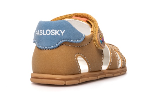 Сандалии Pablosky для мальчика, коричневые фото 3