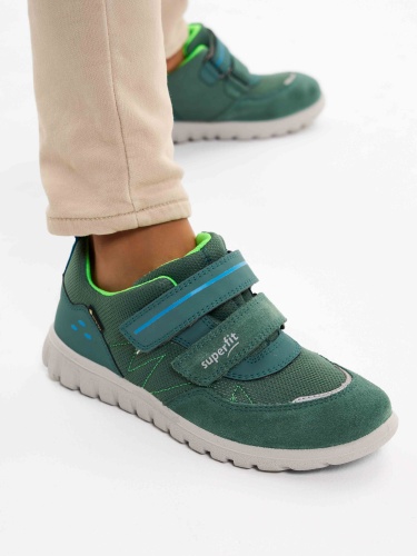 Кроссовки Superfit для мальчика, зелёные фото 5