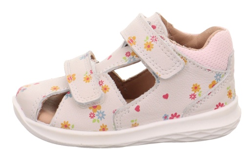 Босоножки Superfit для девочки, белые фото 2