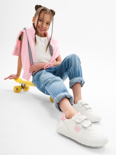 Кроссовки Pablosky для девочки, розовые фото 4