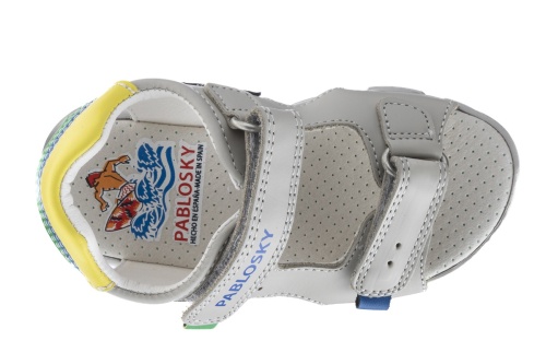Сандалии PABLOSKY для мальчика, серые фото 4