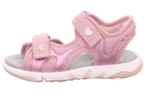 Босоножки Superfit для девочки, розовые фото 2