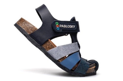 Сандалии БИО Pablosky для мальчика, синие фото 6