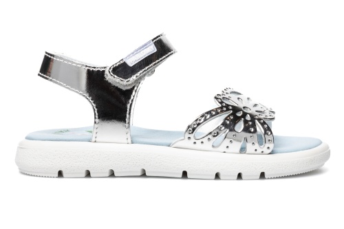 Босоножки Pablosky для девочки, серебряные фото 2