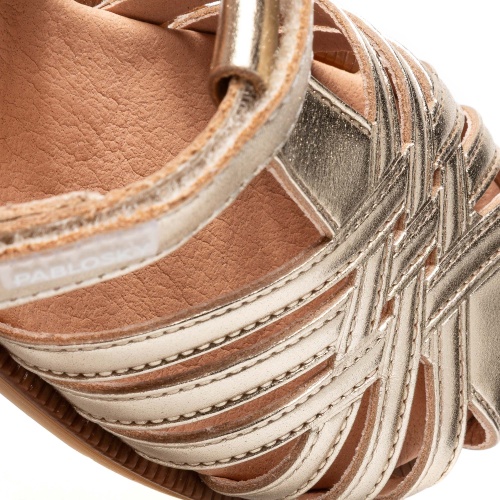 Босоножки Pablosky для девочки, золотые фото 7