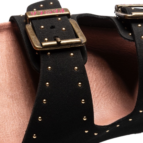 Сандалии БИО Paola для девочки, чёрные фото 6