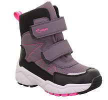 Ботинки Superfit для девочки, фиолетовые