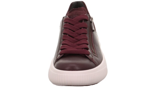 Женские кеды Legero, бордовые фото 3