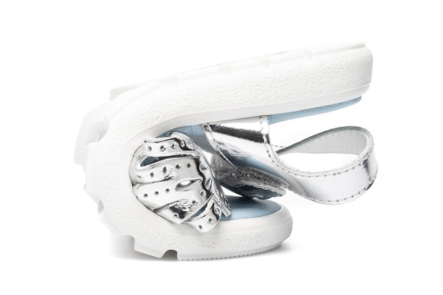 Босоножки Pablosky для девочки, серебряные фото 6