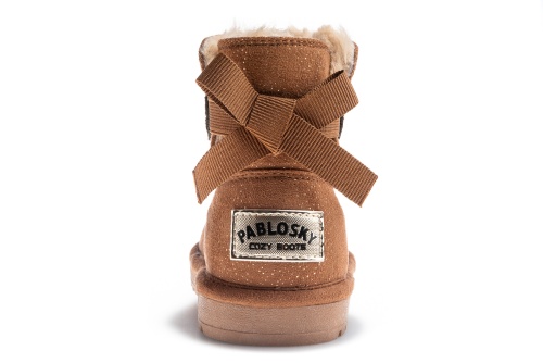 Угги PABLOSKY для девочки, коричневые фото 3
