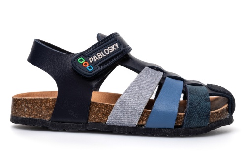 Сандалии БИО Pablosky для мальчика, синие фото 2