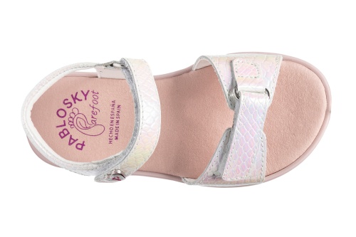 Босоножки Pablosky для девочки, перламутровые фото 4