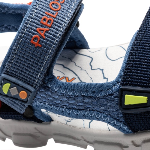 Сандалии Pablosky для мальчика, синие фото 7