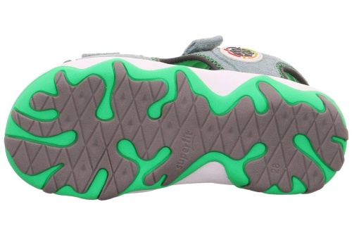 Сандалии Superfit для мальчика, зелёные фото 6