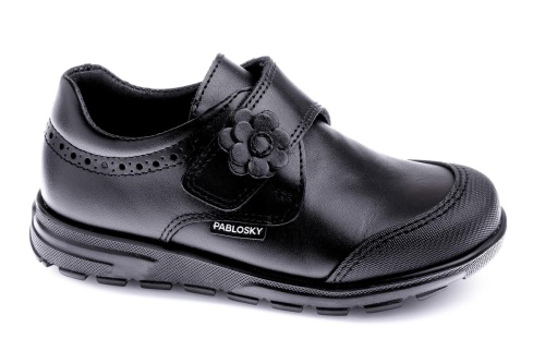 Полуботинки Pablosky для девочки, чёрные