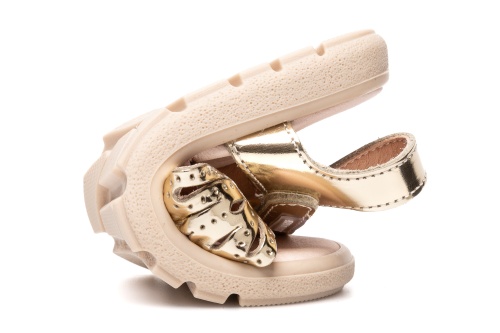 Босоножки Pablosky для девочки, золотые фото 6