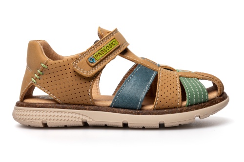 Сандалии Pablosky для мальчика, коричневые фото 2