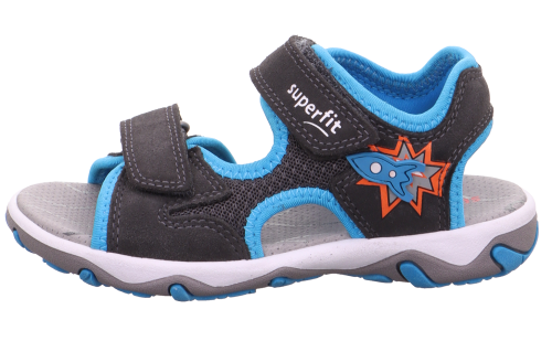 Сандалии SUPERFIT для мальчика, серые фото 2