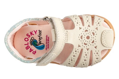 Босоножки Pablosky для девочки, бежевые фото 4