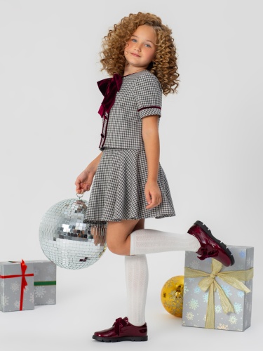 Полуботинки PABLOSKY для девочки, бордовые фото 4