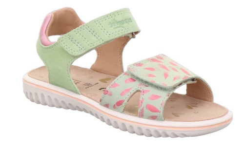 Босоножки Superfit для девочки, зелёные
