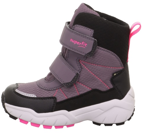 Ботинки Superfit для девочки, фиолетовые фото 2